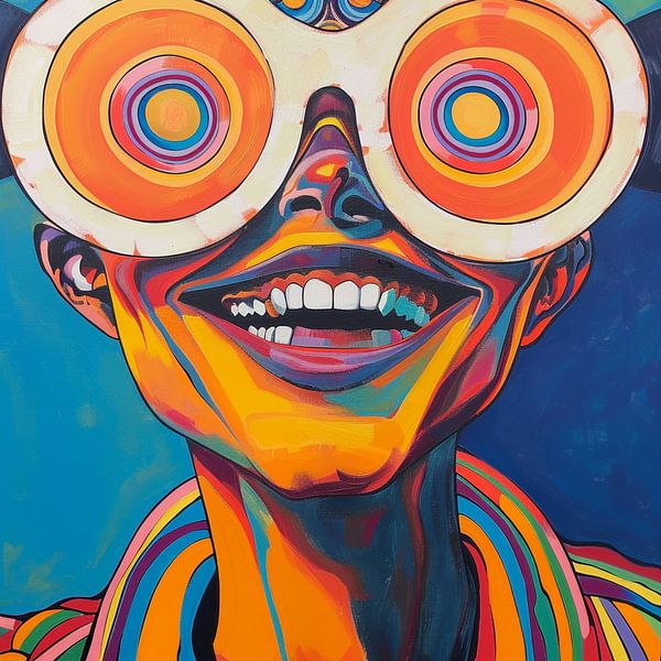 Colorfull Faces 8 by Ellen Novara-da Lima