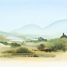 Tuscan countryside by Achim Prill