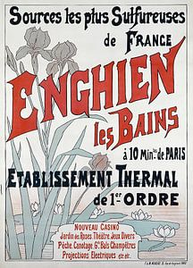 Alfred Choubrac - Sources les plus Sulfureuses de FRANCE ENGHIEN les BAINS (1880-1900)