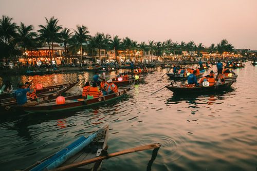 Lantaarnmagie op de Thu Bon: avondscène in Hoi An