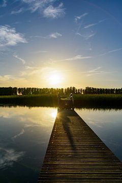 Avondzon in het Waterrijk van Jurjen Jan Snikkenburg