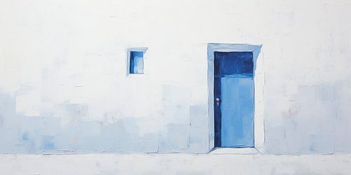 The blue door