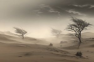 Zwischen Dünen und Himmel: Die einsame Pracht der Bäume