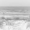 Hardloper op het winterstrand van Yanuschka | Fotografie Noordwijk