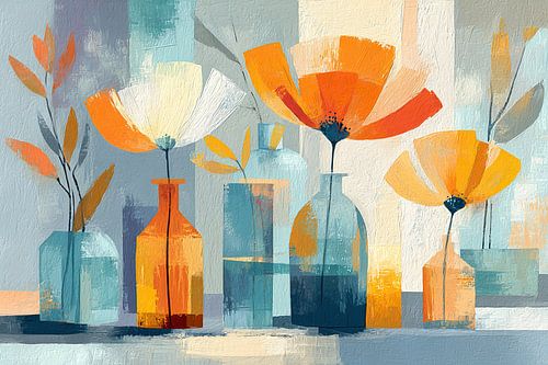 Kleurrijke Bloemen | Oranje en Gele Bloemen