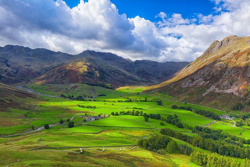 Uitzicht vanaf Side Pike in de Lake District van Ron Buist