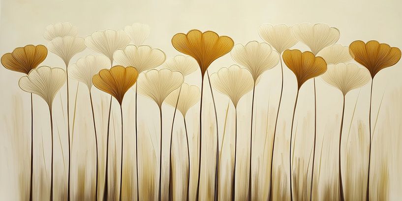 Fleurs en brun par Bert Nijholt