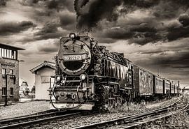 Narrow-gauge railway in the Harz by Ria Overbeeke