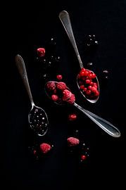 Red fruit still life