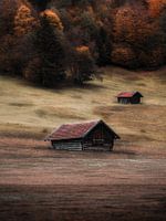 Almhütte im Herbst