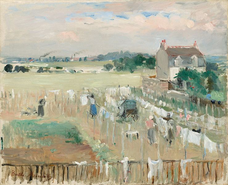 De Was buiten hangen om te drogen, Berthe Morisot van Liszt Collection