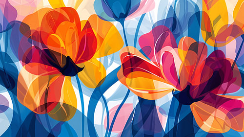 Colourful Modern Floral Bouquet