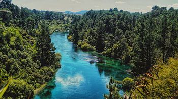 Waikato river, Taupo, New Zealand
