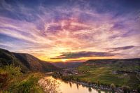Sonnenuntergang an der Moselschleife