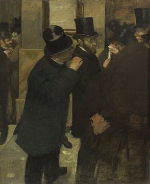 Portretten op de beurs , Edgar Degas