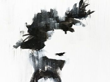 Femme avec un chapeau