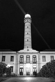 Vuurtoren Vila Real de Santo António, Portugal. van M. van Oostrum