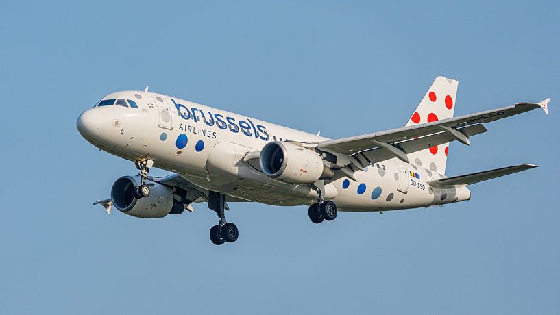 Brussels Airlines Airbus A319-100 passenger jet. by Jaap van den Berg
