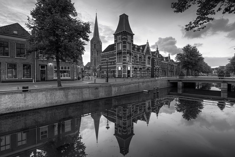 Ehemaliges Gerichtsgebäude am Burgwal 29 in Kampen. von Fotografie Ronald