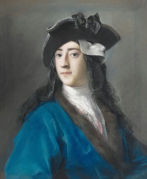 Gustavus Hamilton (1710-1746), deuxième vicomte de Boyne, en costume de mascarade, Rosalba Carriera par Des maîtres magistraux