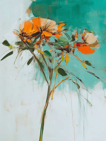 Flowers, modern and abstract by Studio Allee