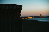 Baltic Sea beach in the evening