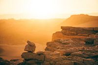 Sonnenuntergang im Valle de la Luna in Chile