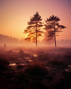 Herbstmorgen in der Lüneburger Heide