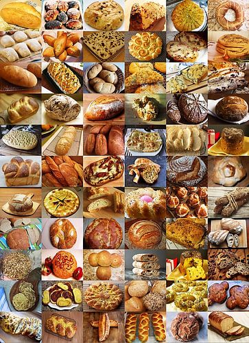 Foods Italian Breads Collage