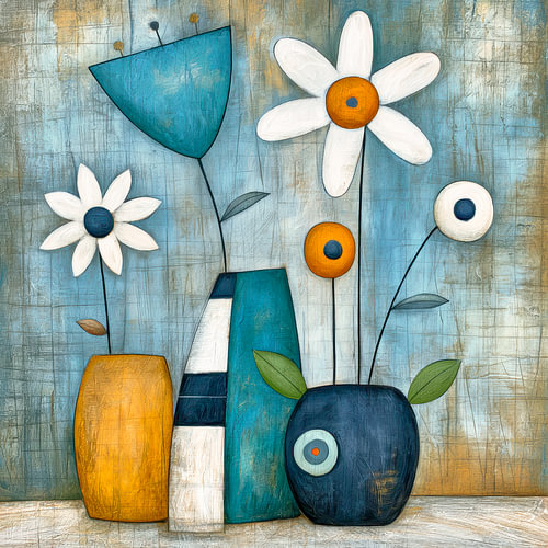 Blije bloemen