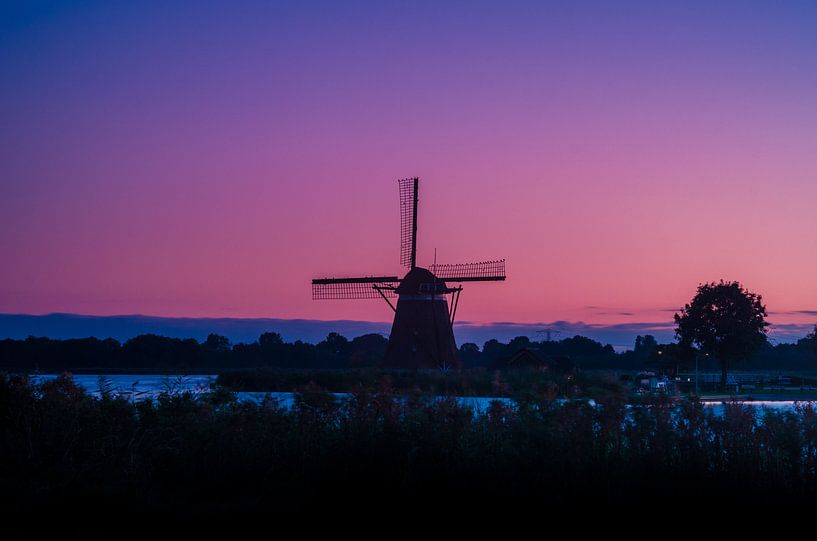 Eendrachtsmolen in de vroege ochtend | De Rotte - Bleiswijk van RB-Photography