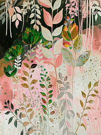 Moderne botanische illustratie van Studio Pieternel