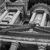 La maison du trésor à Petra, Jordanie sur Lizanne van Spanje