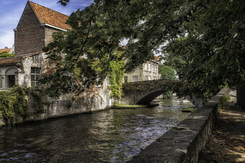 Stad Brugge Groenerei brug Peerdenstraat