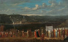 Turkish wedding, Jean Baptiste Vanmour, ca. 1720 - ca. 1737