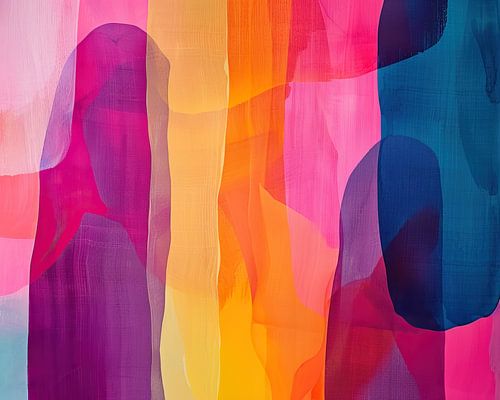 Paysage peinture minimaliste