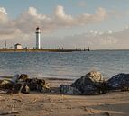 Vuurtoren in Hellevoetsluis overdag van Rob Saly thumbnail