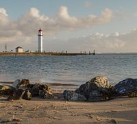 Vuurtoren in Hellevoetsluis overdag