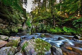 rocks in the Haslach gorge by Jürgen Wiesler