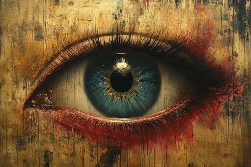 schilderachtig spiritueel oog