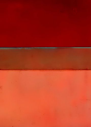 Minimalismus in Rot, Grün und Orange