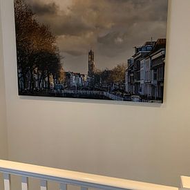 Customer photo: View of the Bemuurde Weerd and the Dom tower in Utrecht. by De Utrechtse Internet Courant (DUIC), on canvas