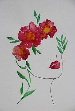 Bloemenkroon van Anja Zinken Bertens