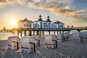 Sellin Pier auf der Insel Rügen, Deutschland