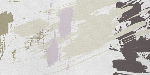 Abstracte minimalistische kunst in Wild Wonder Flexa kleuren VI