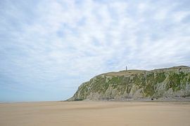 Le Cap Blanc Nez à marée basse sur Barbara Brolsma
