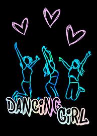 Dancing Girl Tanzen Aerobic Fitness von KalliDesignShop