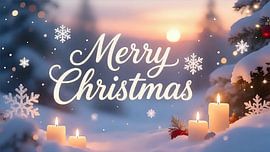 Festive winter background by Jean Pierre