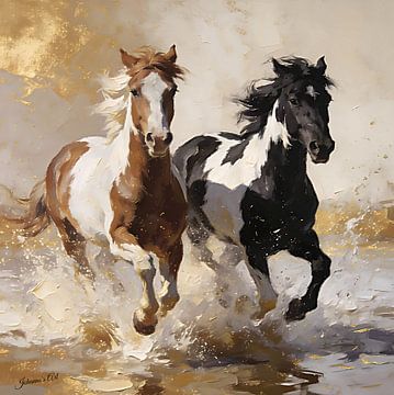 The Beauty of Horses – Freedom in Flight van Johannas Art Creations