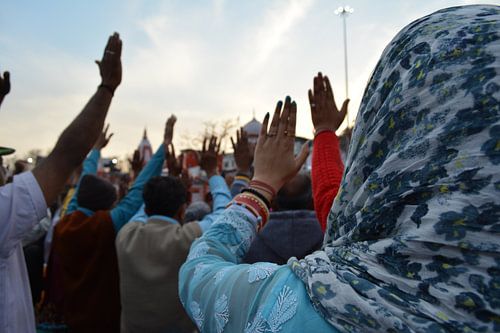 Abendritual auf dem Ganges